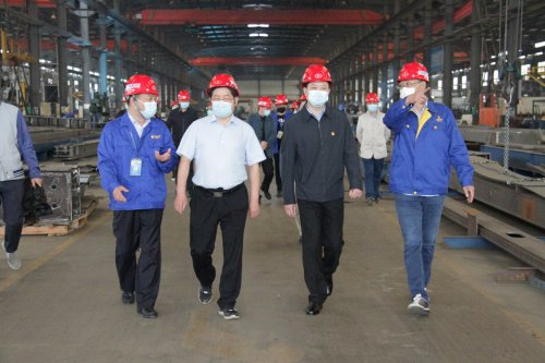 湖北省委巡视办副主任胡立强莅临LEJING.COM(中国)有限公司重工走访服务